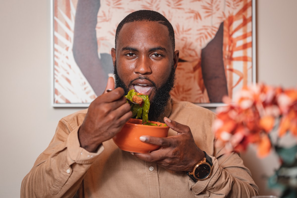 Healthy nutrition guide for men